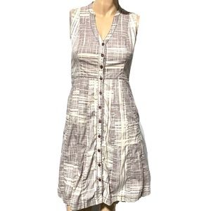 Maeve Anthropologie Magnifying Glass Fit & Flare Shirt Dress Size 2